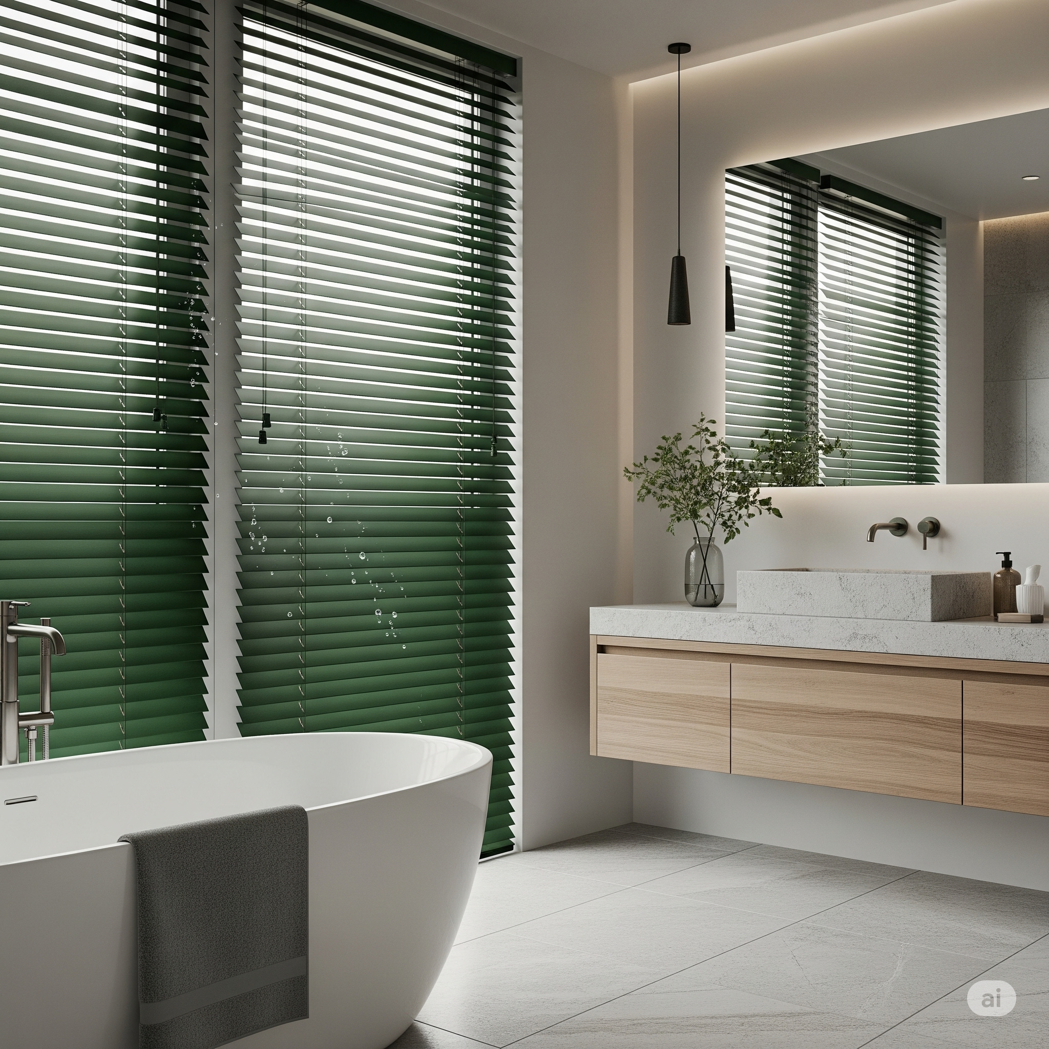 Golden Brown Aluminium Venetian Blinds